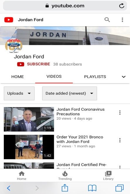Jordan Ford YouTube