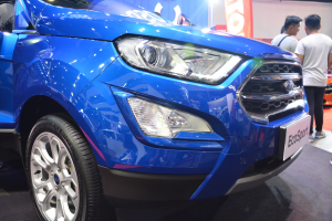 A front view the 2021 Ford EcoSport at a car expo featured near San Antonio, TX