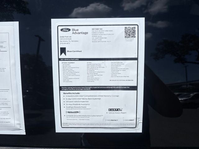2021 RAM 1500 Big Horn/Lone Star