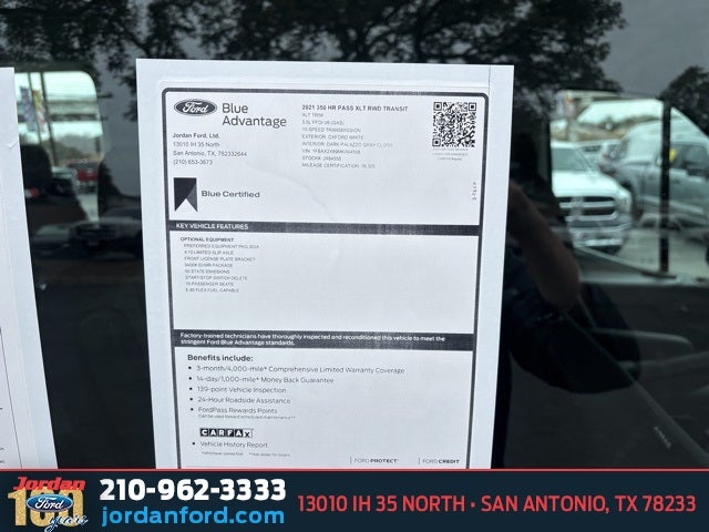 2021 Ford Transit-350 XLT HIGH ROOF