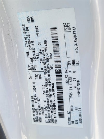 2020 Ford Ranger XLT