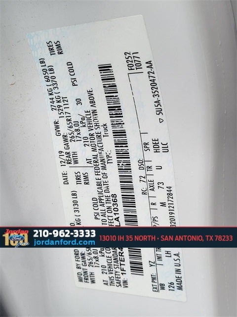 2020 Ford Ranger XLT