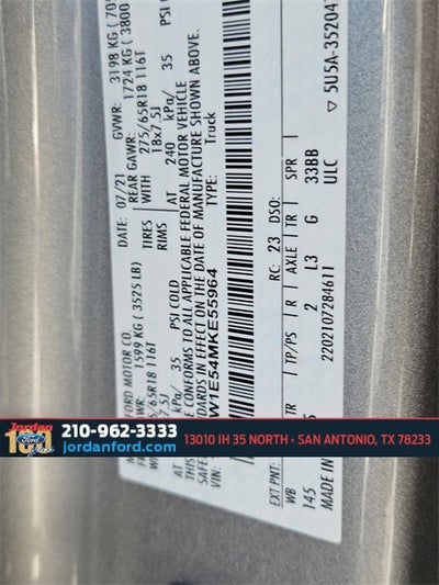 2021 Ford F-150 XLT FX4