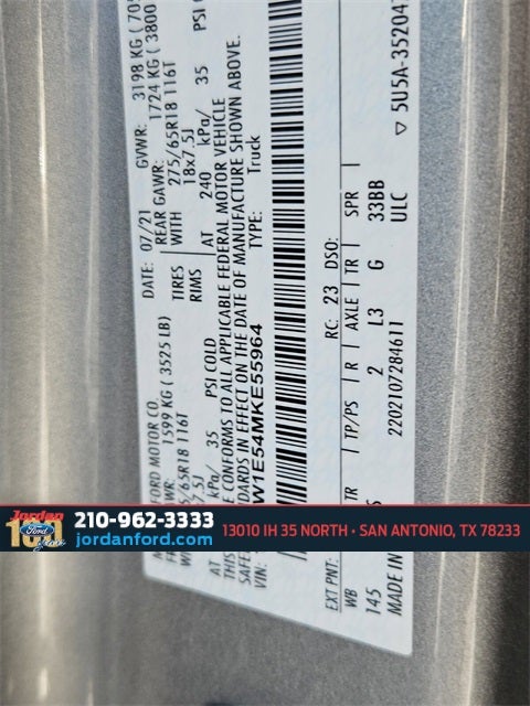 2021 Ford F-150 XLT FX4