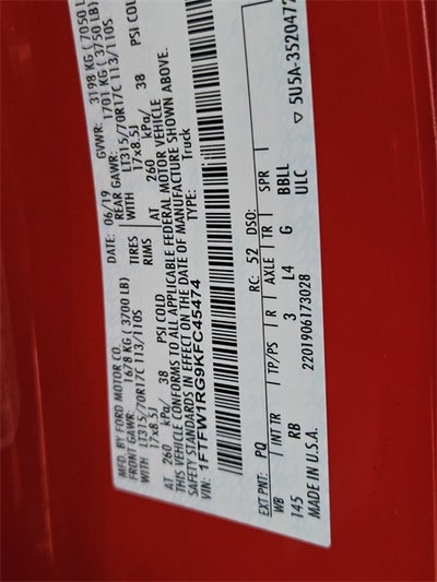 2019 Ford F-150 Raptor