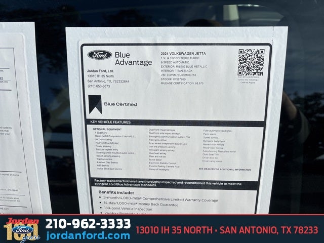 2024 Volkswagen Jetta 1.5T S