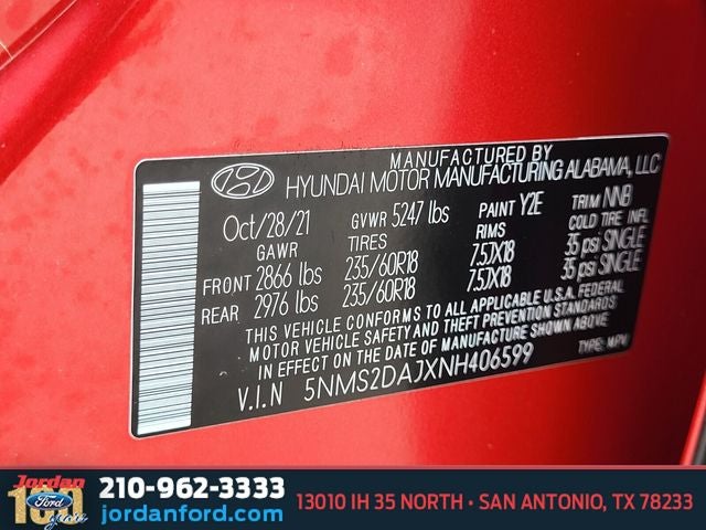 2022 Hyundai Santa Fe SEL