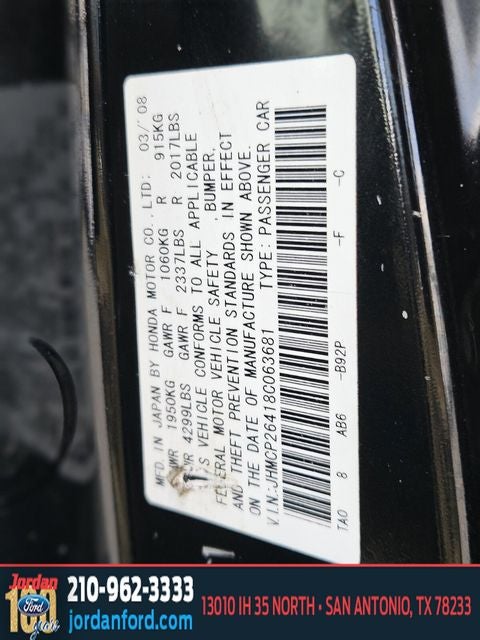 2008 Honda Accord LX-P 2.4