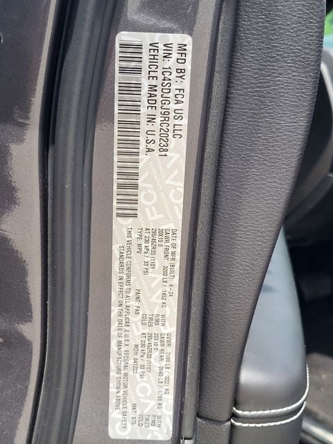 2024 Dodge Durango SRT 392 AWD PLUS PACKAGE