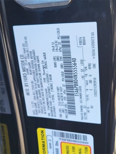 2022 Ford Mustang Mach 1