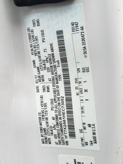 2017 Ford F-250SD Lariat