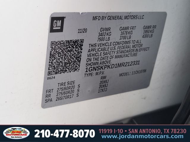 2021 Chevrolet Tahoe Z71