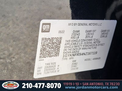 2022 Cadillac XT5 Premium Luxury Platinum Pkg.