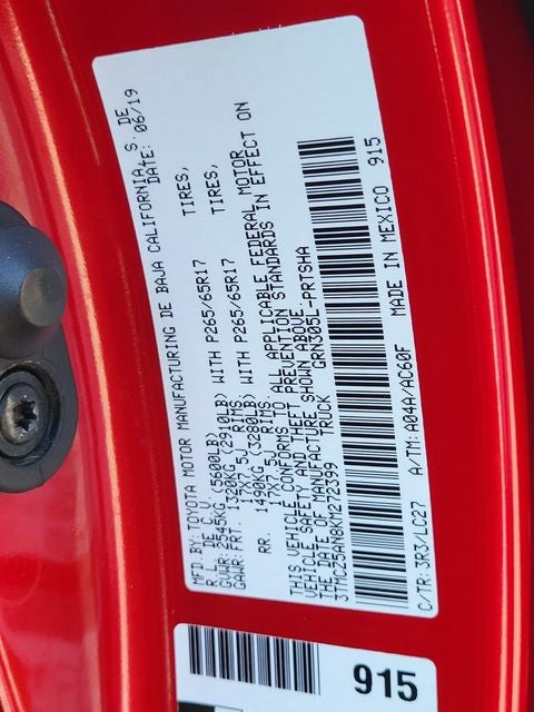 2019 Toyota Tacoma TRD Sport V6