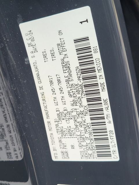 2024 Toyota Tacoma SR5 Long Bed