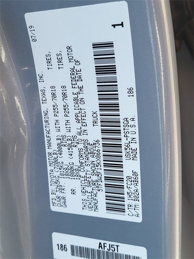 2019 Toyota Tundra SR5 CrewMax