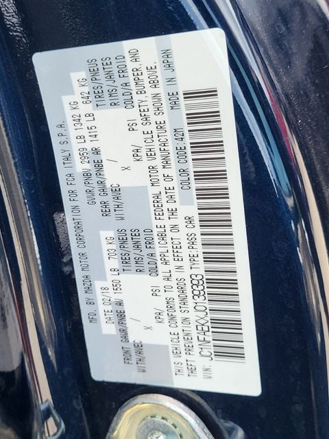 2018 FIAT 124 Spider Lusso Red Top Edition