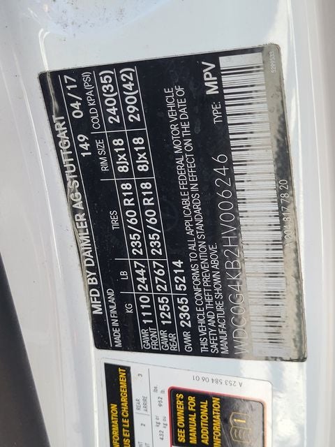 2017 Mercedes-Benz GLC GLC 300 4MATIC®