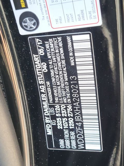 2017 Mercedes-Benz E-Class E 300 PREMIUM 1 pkg.