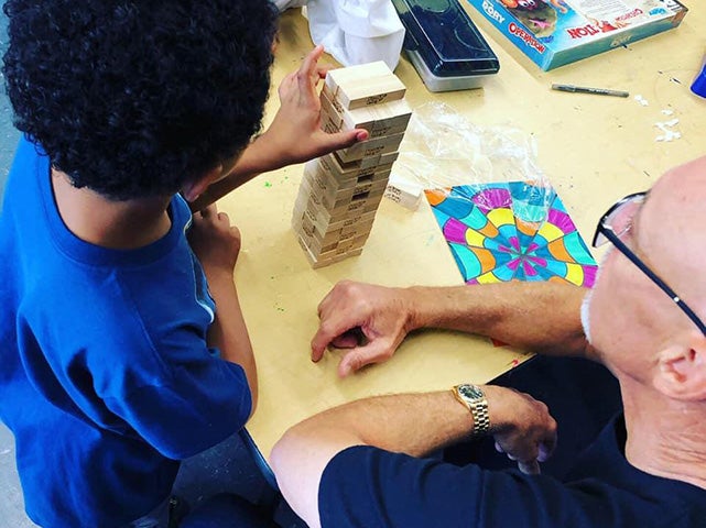 Jordan Ford team at the Children's Shelter volunteer event and donation