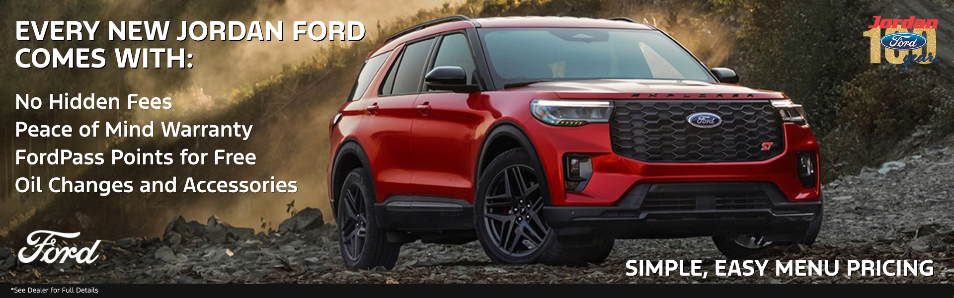 Every new Ford comes with no hidden fees, fordpass points 