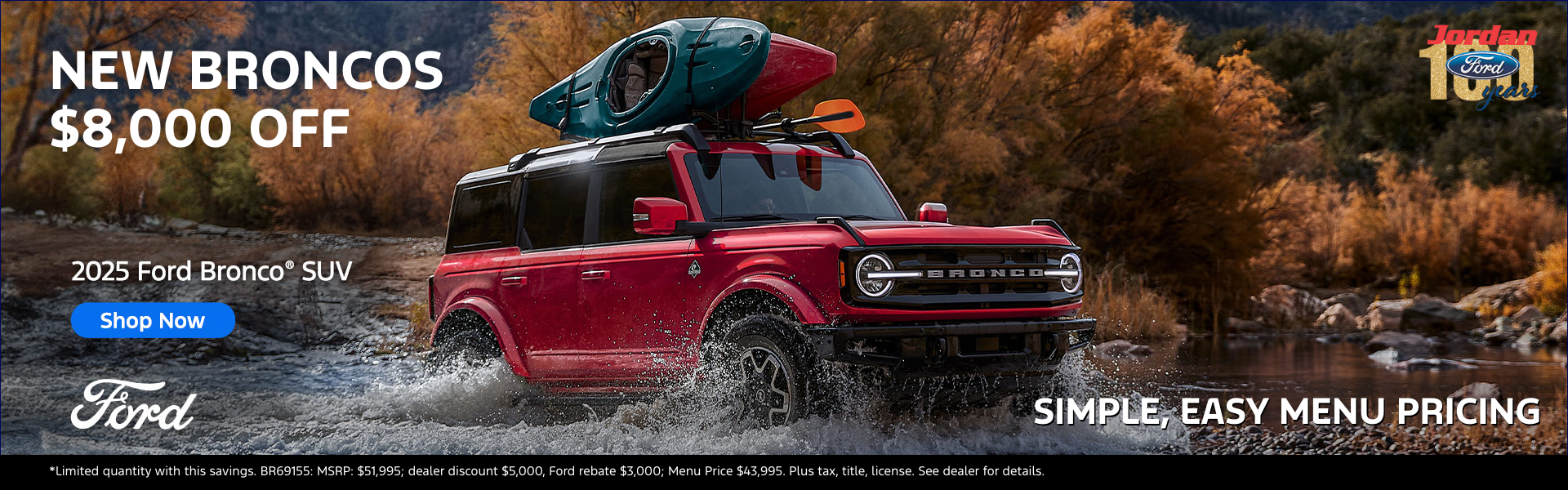 New Broncos at $8,000 off!