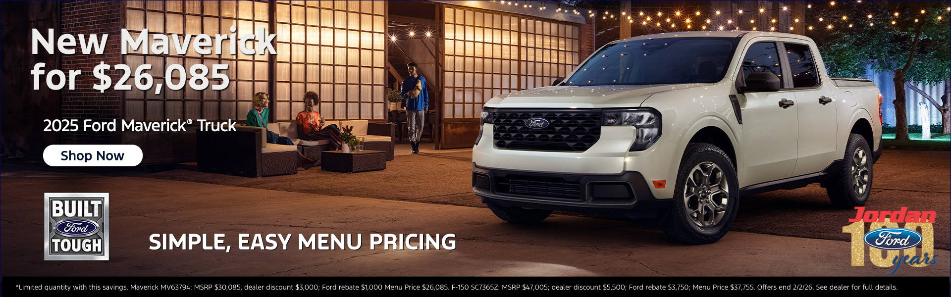 New Ford Maverick for $26,085. See dealer for details.