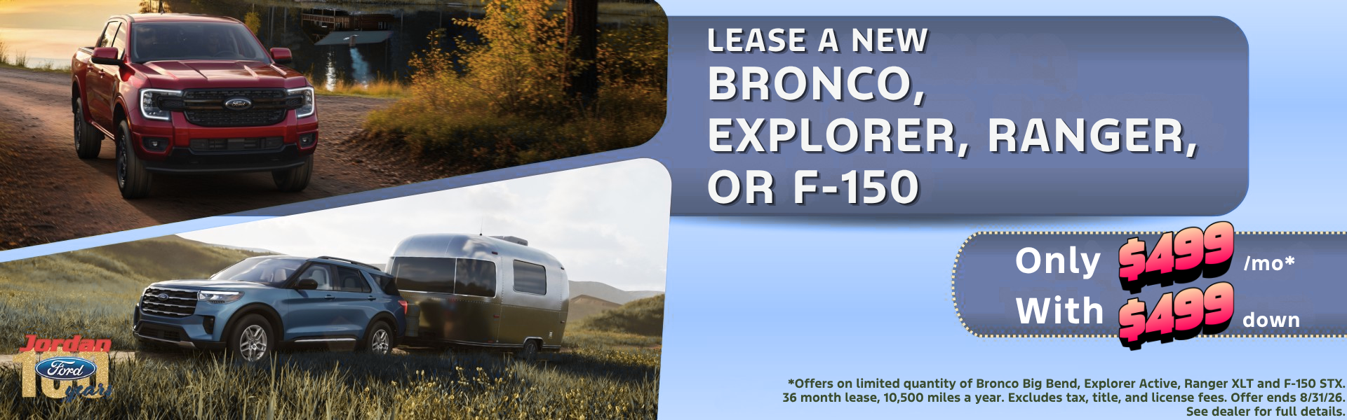 New Fords for $499 with only $999 down