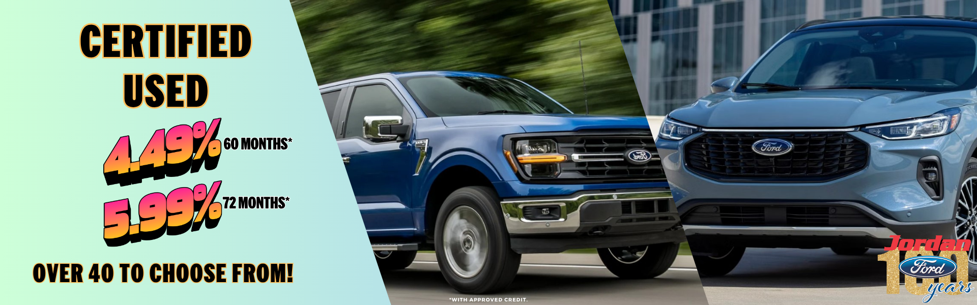 Ford Certified low APR offer!