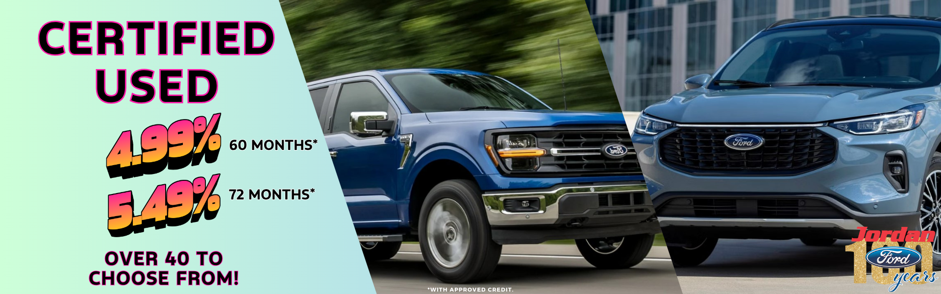 Ford Certified low APR offer!